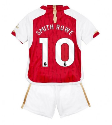 Arsenal Emile Smith Rowe #10 Koszulka Podstawowych Dziecięca 2023-24 Krótki Rękaw (+ Krótkie spodenki)